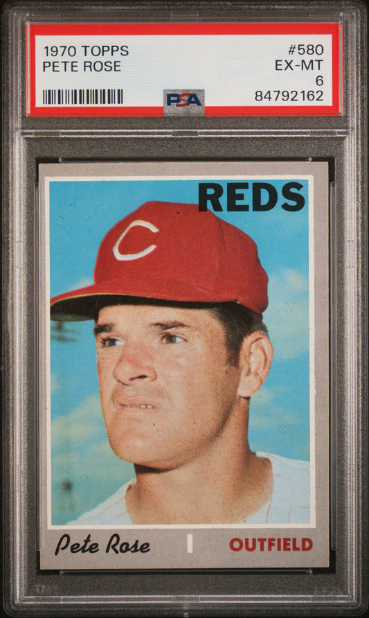 1970 Topps #580 Pete Rose / PSA 6 / C2162