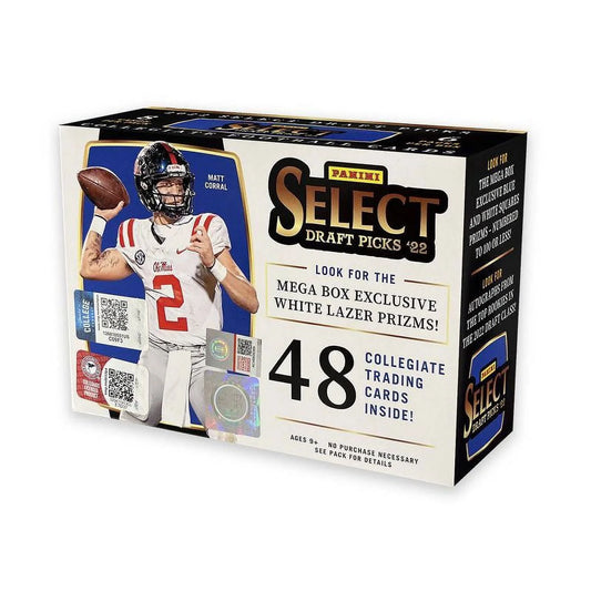 2022 Panini Select Draft Picks Football Mega Box - 6 Packs