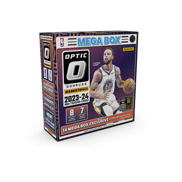 2023/24 Panini Donruss Optic Basketball Hobby Mega Box (Hyper Green)