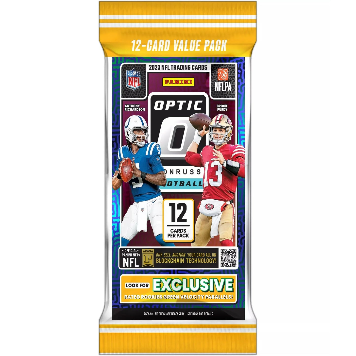 2023 Panini Donruss Optic Football Jumbo Fat PACK - 12 Cards