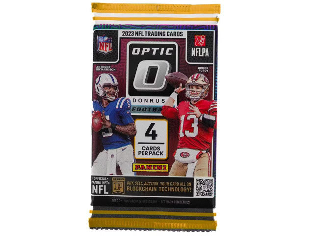 2023 Panini Donruss Optic Football Retail PACK - 4 Cards