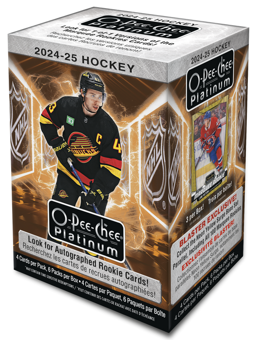 2024/25 Upper Deck O-Pee-Chee Platinum Hockey 6-Pack Blaster Box