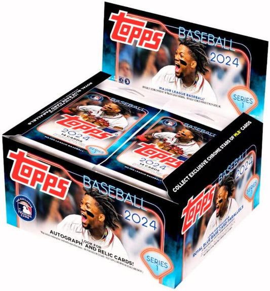 2024 Topps Series 1 Baseball Retail 20-Pack Box