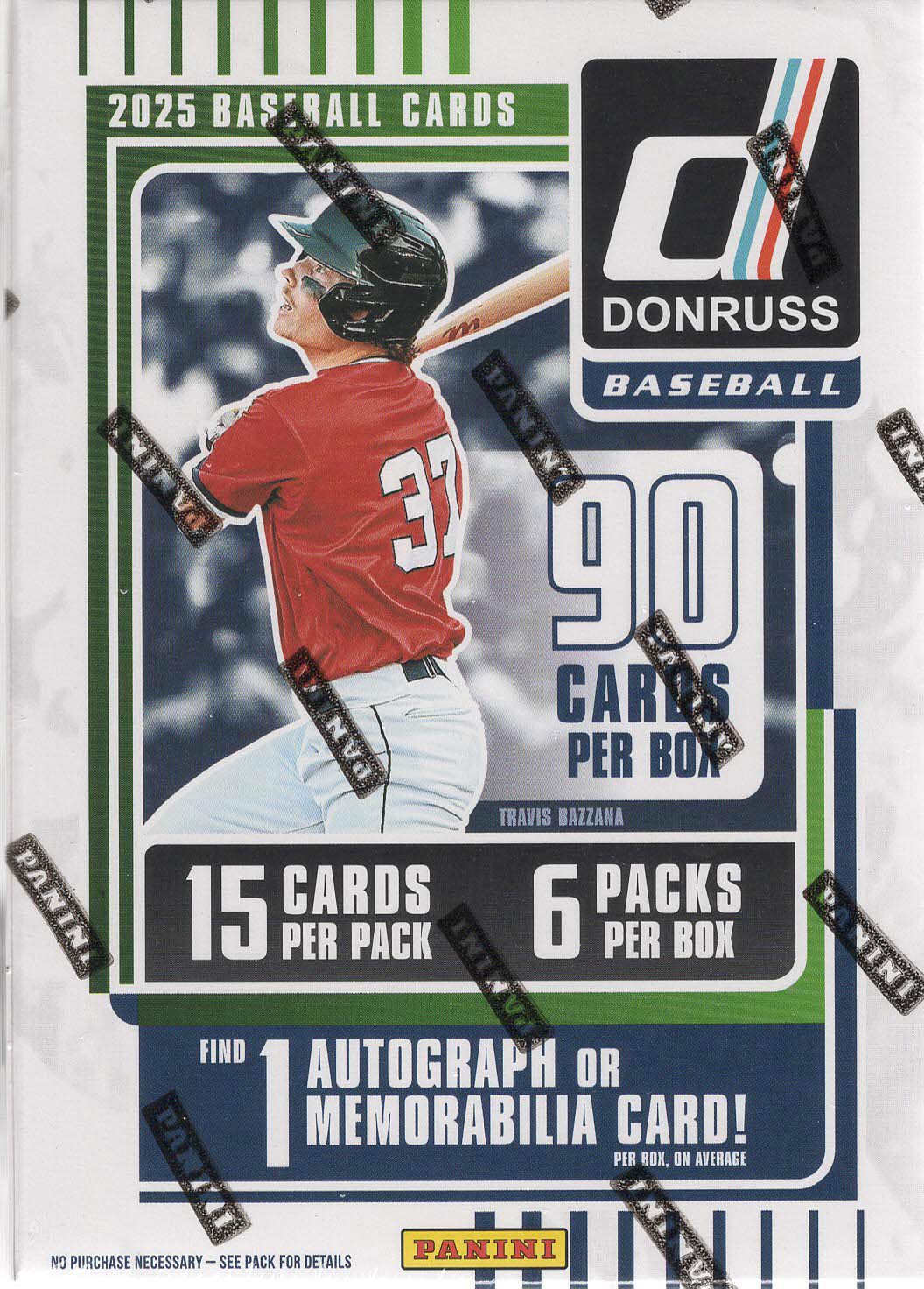 2025 Panini Donruss Baseball 6-pack Hobby Blaster Box (Red & Blue Laser)
