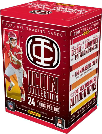 2025 Panini Authentically Mahomes Icon Collection Football Blaster Box