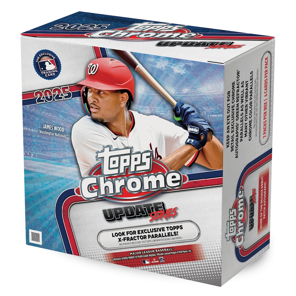 2025 Topps Chrome Update Series Baseball Mega Box