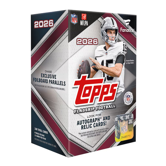2026 Topps Football Flagship FANATICS Blaster Box