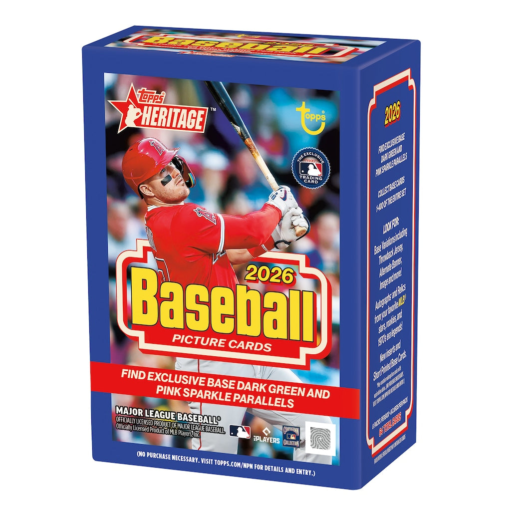 2026 Topps Heritage Baseball 8-pack Blaster Box