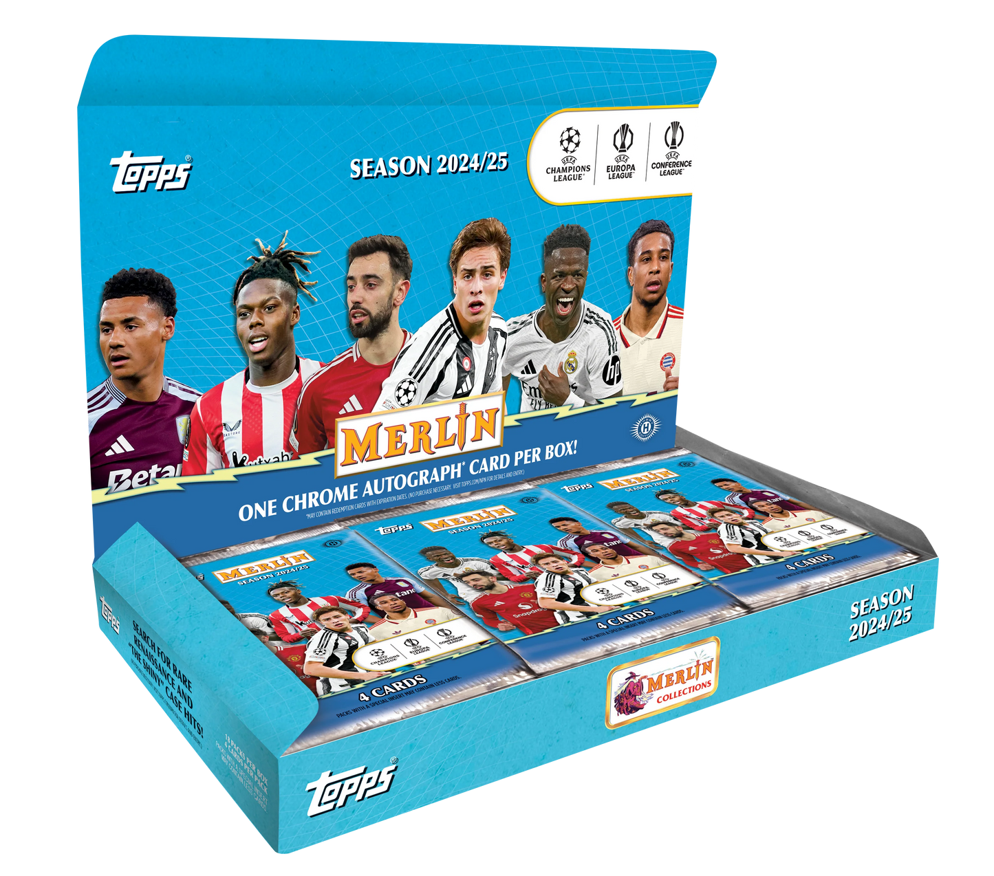 2024/25 Topps Merlin UEFA Club Competitions Flagship Soccer Hobby Box
