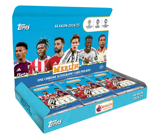 2024/25 Topps Merlin UEFA Club Competitions Flagship Soccer Hobby Box