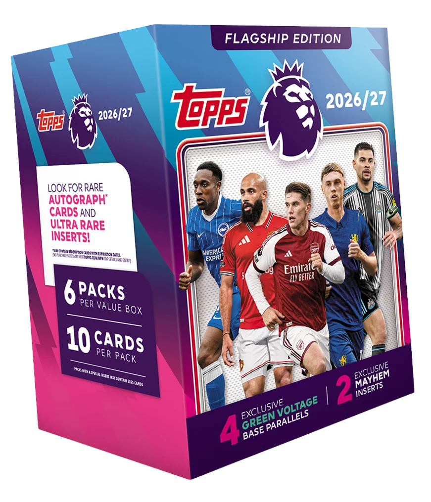 2026/27 Topps Flagship Premier League Soccer Blaster Box