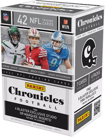 2022 Panini Chronicles NFL Football 6-pack Blaster Box