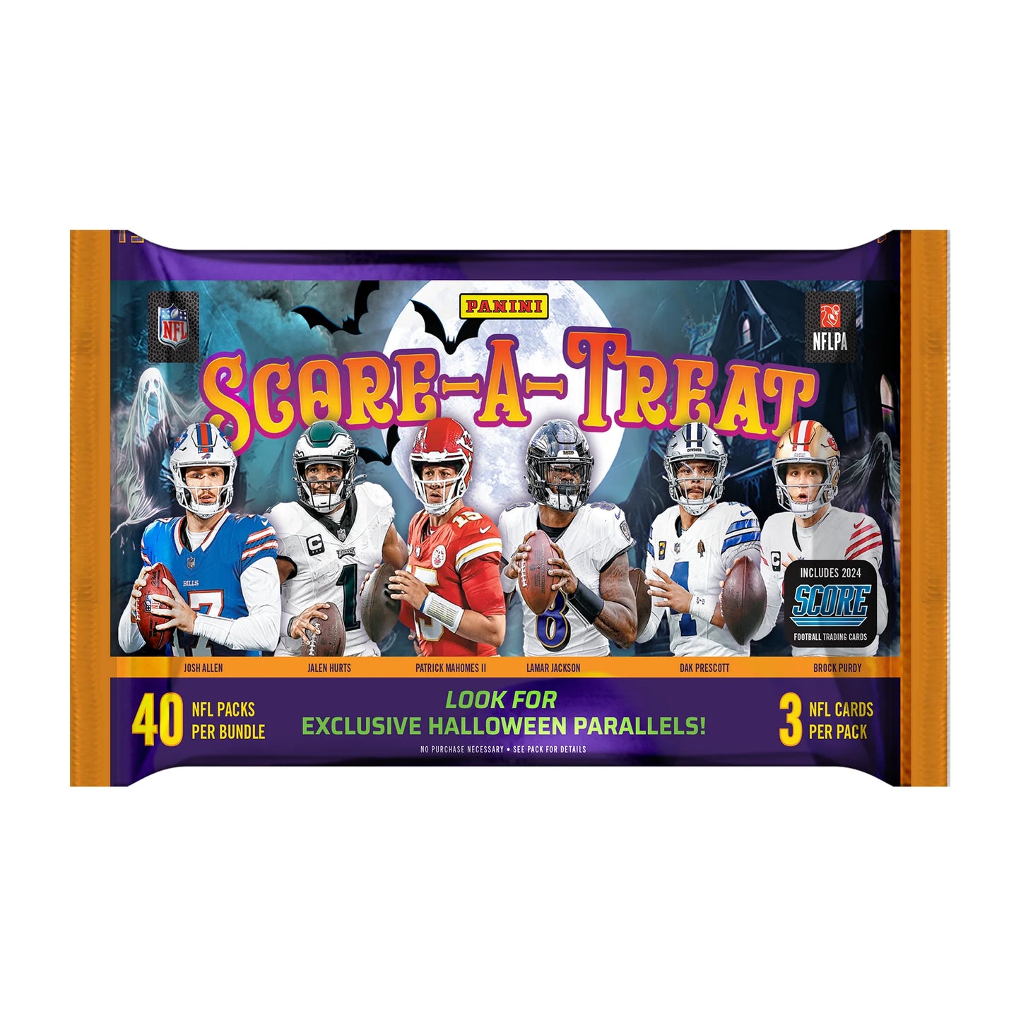 2024 Panini NFL Score-A-Treat Football Halloween Bundle - 40 Packs