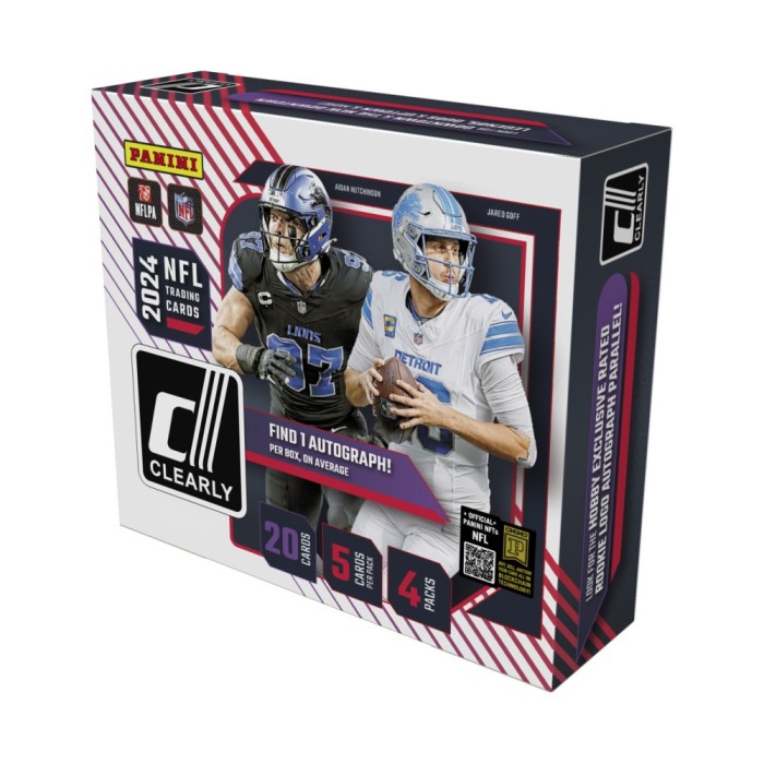 2024 Panini Clearly Donruss NFL Football Hobby Box