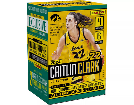 2024 Panini Caitlin Clark Collection Basketball 6-Pack Blaster Box