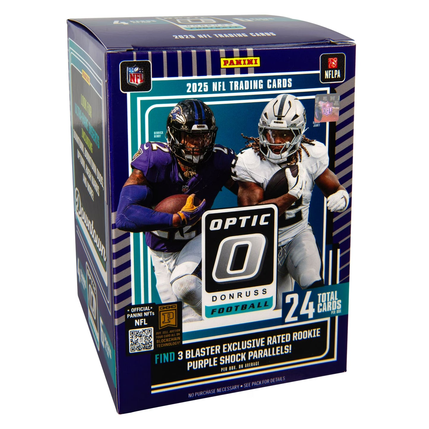 2025 Panini Donruss Optic NFL Football 6-pack Blaster Box (Purple Shock)