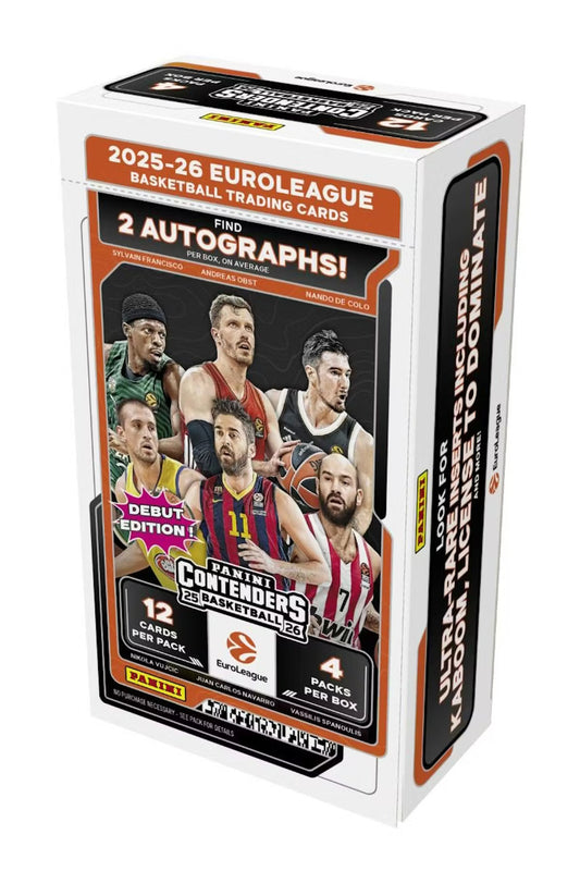 2025/26 Panini Contenders EuroLeague Basketball Hobby Box