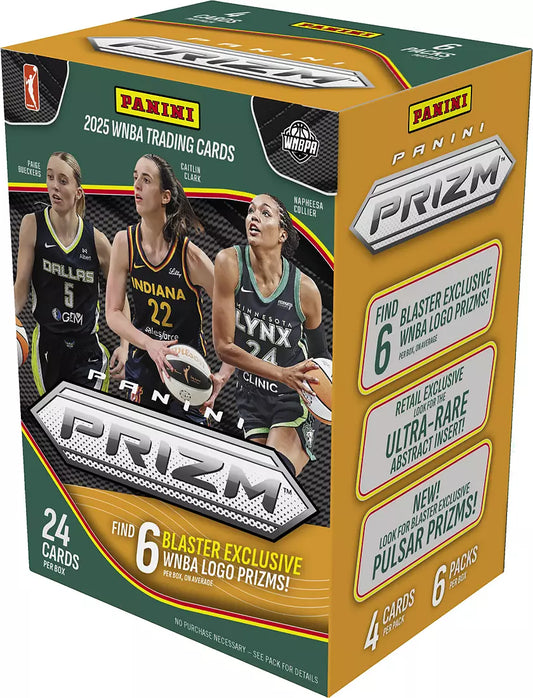 2025 Panini Prizm WNBA Basketball 6-pack Blaster Box (WNBA Logo)
