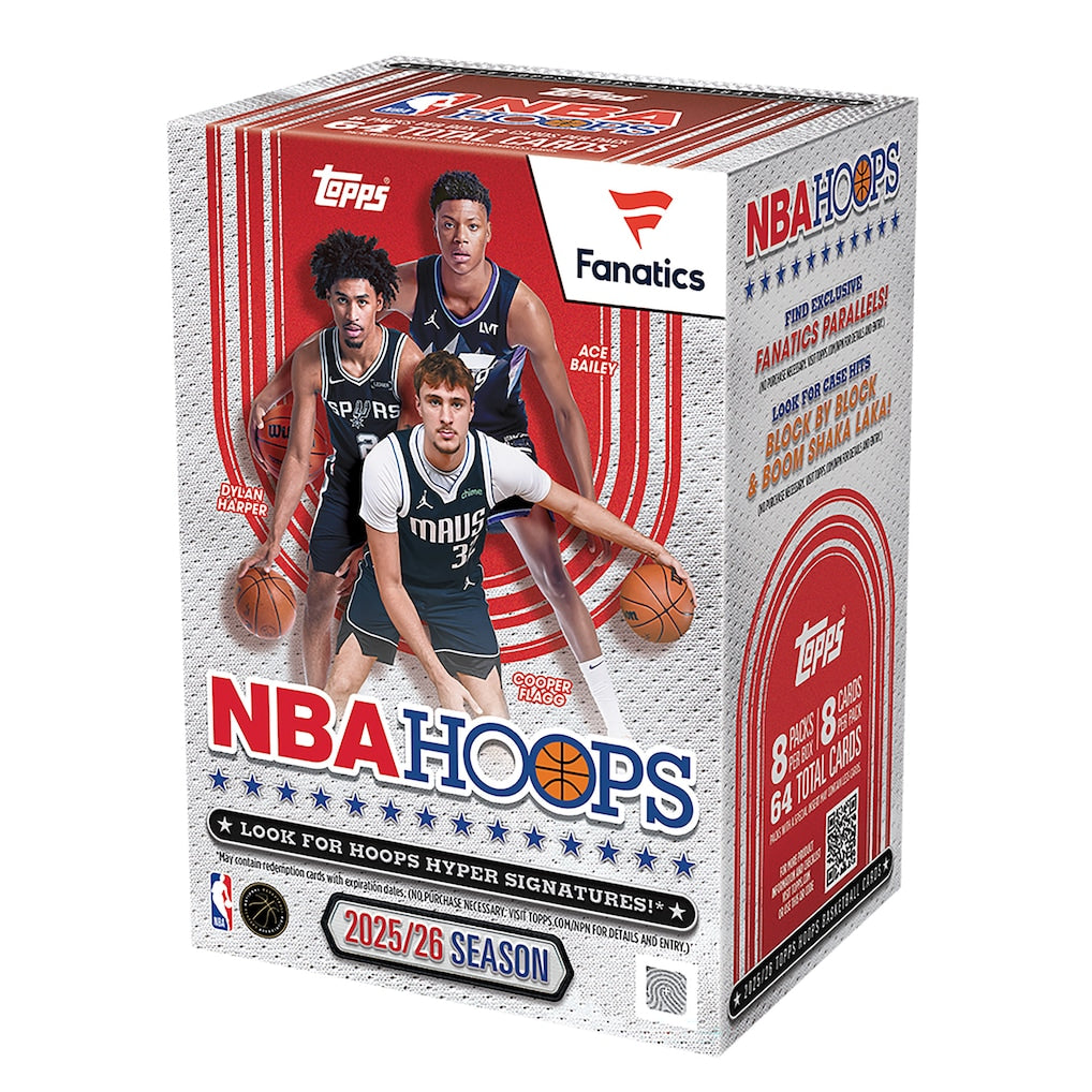 2025/26 Topps NBA Hoops Basketball FANATICS Blaster Box