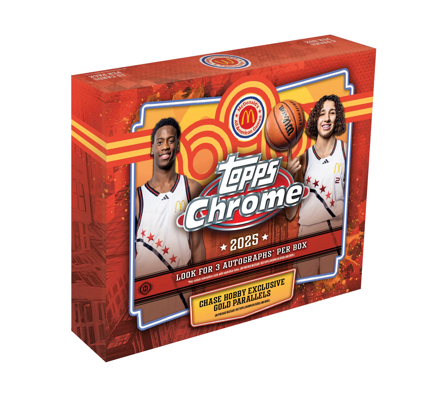 2025 Topps Chrome McDonald’s All-American Basketball Hobby Box