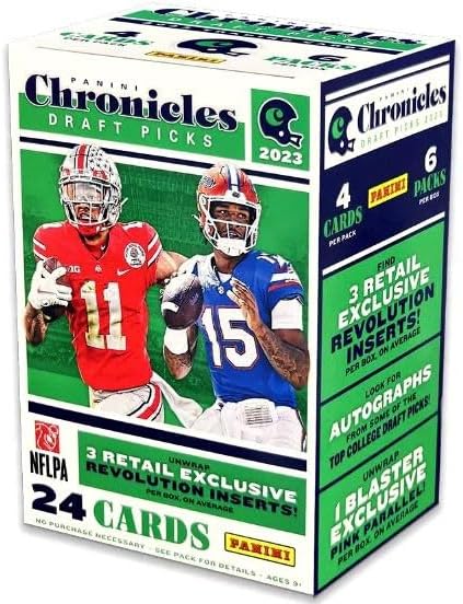 2023 Panini Chronicles Draft Football Blaster Box - 6 Packs