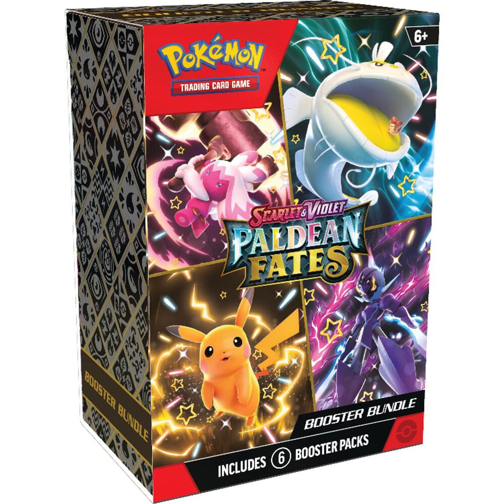 Pokemon SV Paldean Fates 6-Pack Booster Bundle