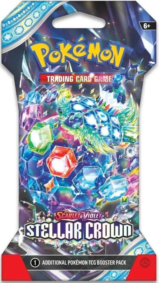 Pokemon SV07 Stellar Crown SLEEVED Booster PACK