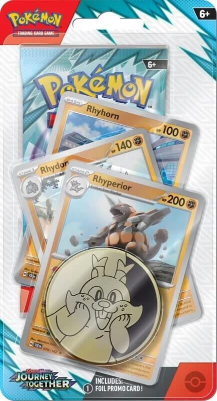 Pokemon SV09 Journey Together Premium (3 Promos) Checklane Blister PACK