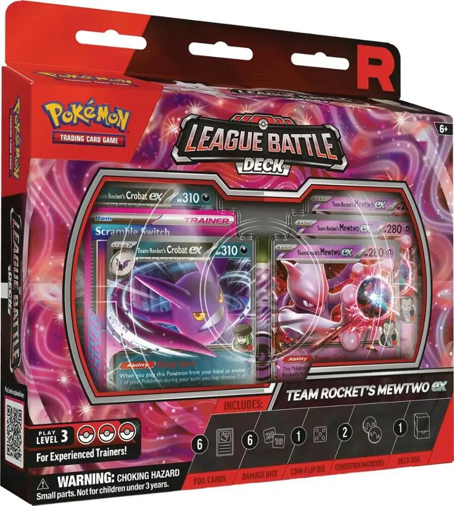 Pokemon Team Rocket's Mewtwo ex League Battle Deck MCAP