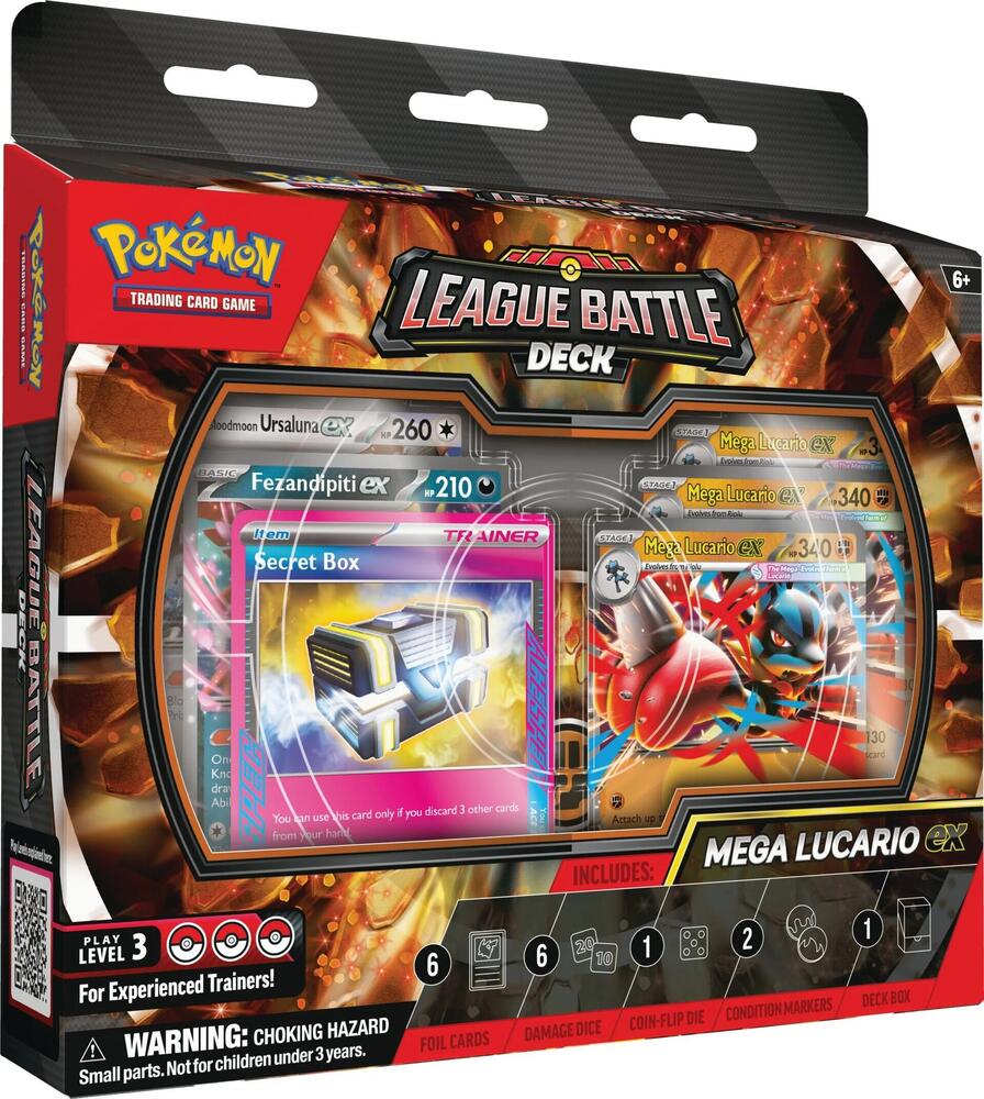 Pokemon Mega Lucario ex League Battle Deck MCAP