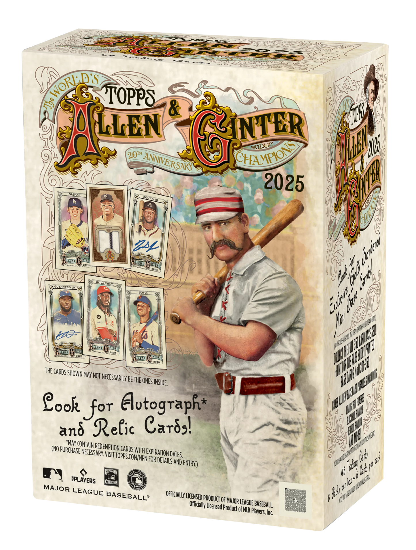 2025 Allen and Ginter Baseball 8-Pack Blaster Box