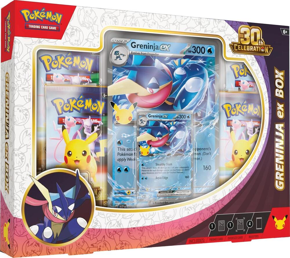 Pokemon 30th Celebration 4-Pack ex Box