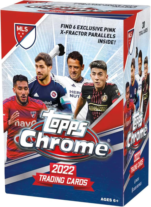 2022 Topps Chrome MLS Soccer 6-Pack Blaster Box
