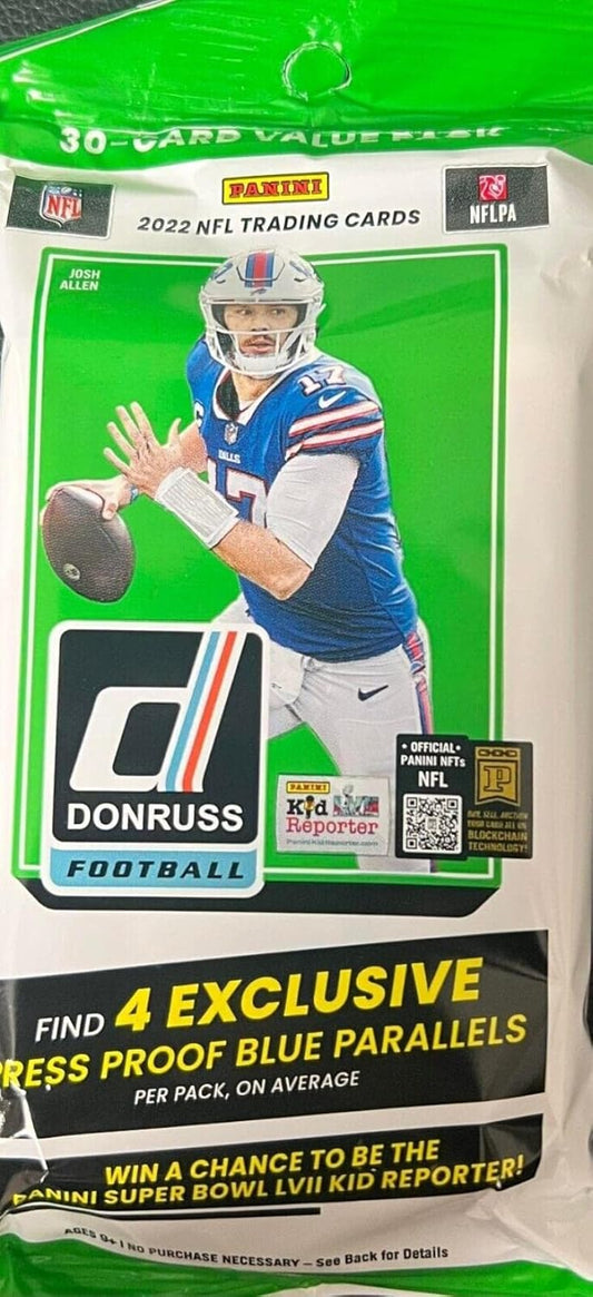 2022 Panini Donruss Football Jumbo Pack - 30 Cards