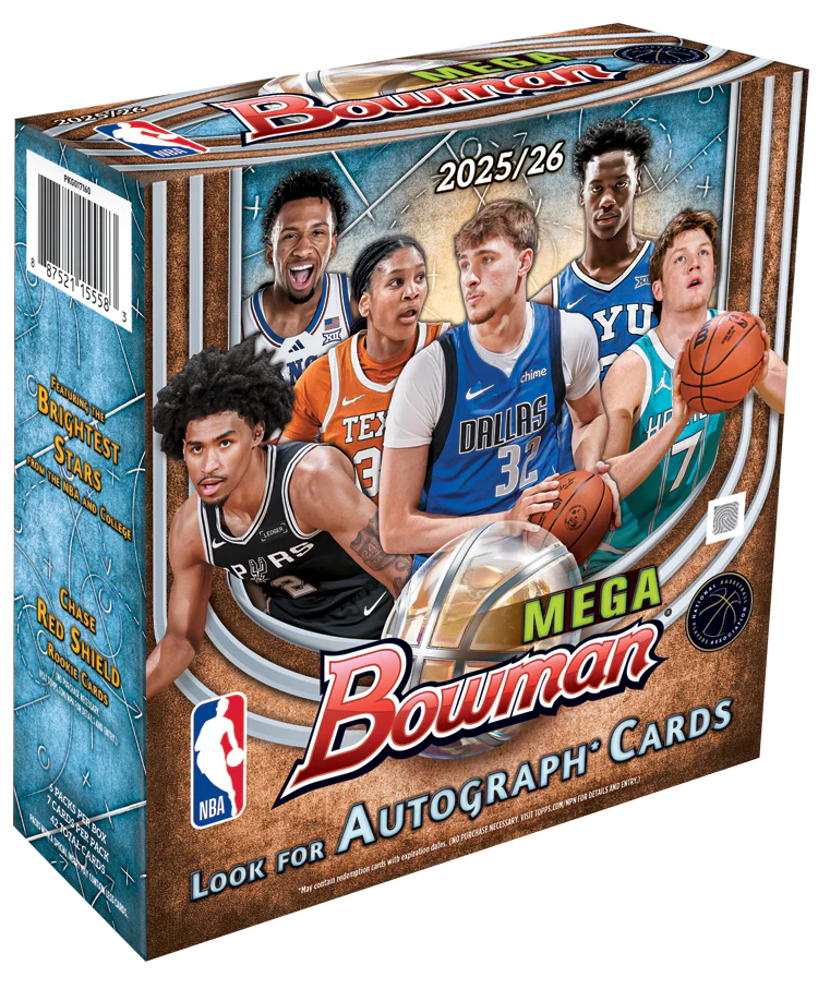 2025/26 Bowman Basketball 6-pack Mega Box