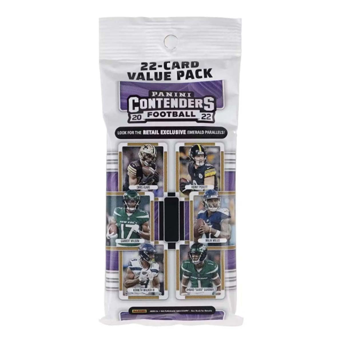 2022 Panini Contenders Football Jumbo Value PACK - 22 Cards