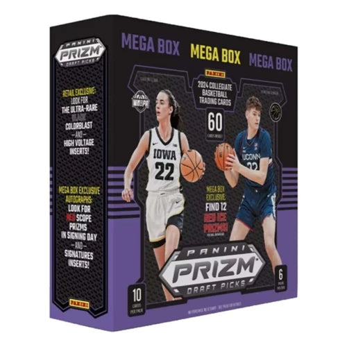 2024/25 Panini Prizm Draft Picks Collegiate Basketball 6-Pack Mega Box