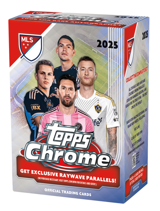 2025 Topps Chrome MLS Soccer 7-Pack Blaster Box
