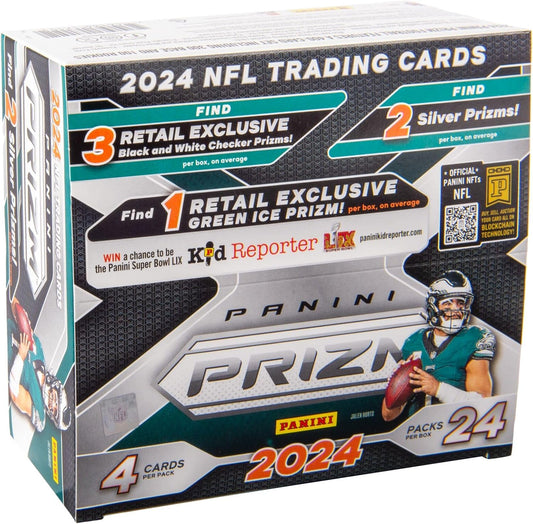 2024 Panini Prizm NFL Football Retail 24-Pack Box