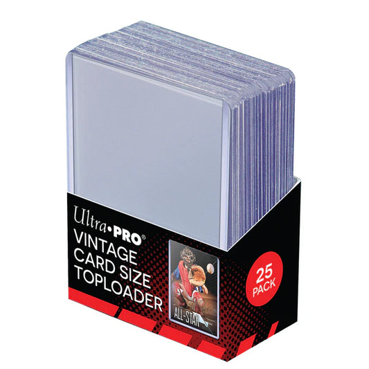 Ultra PRO Vintage Card Top Loaders for 1952 thru 1956 - 25 pack