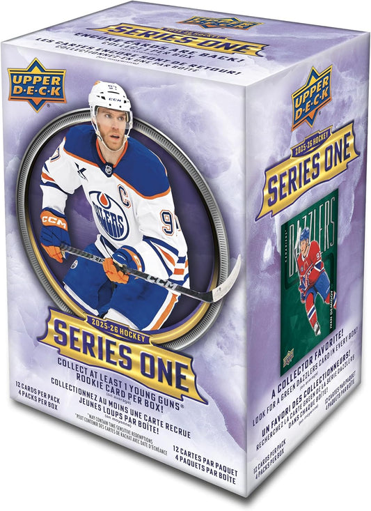 2025/26 Upper Deck Series 1 Hockey 4-Pack Blaster Box