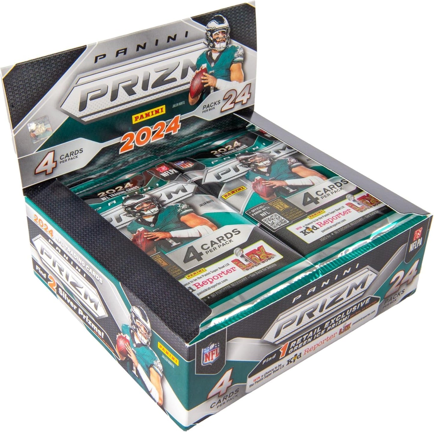 2024 Panini Prizm NFL Football Retail 24-Pack Box