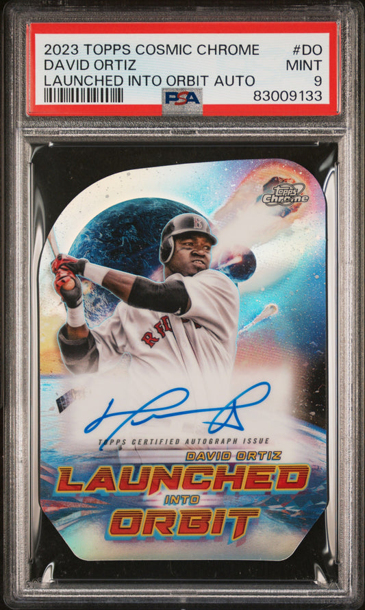 2023 Topps Cosmic Chrome #DO David Ortiz AUTO Launched / PSA 9 / C9133