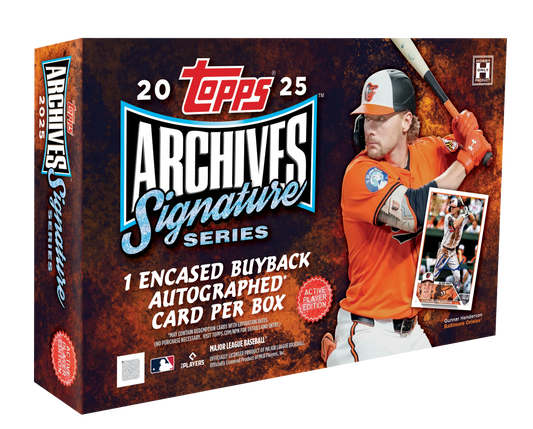 2025 Topps Archives Signature Series Baseball Active Player Hobby Box