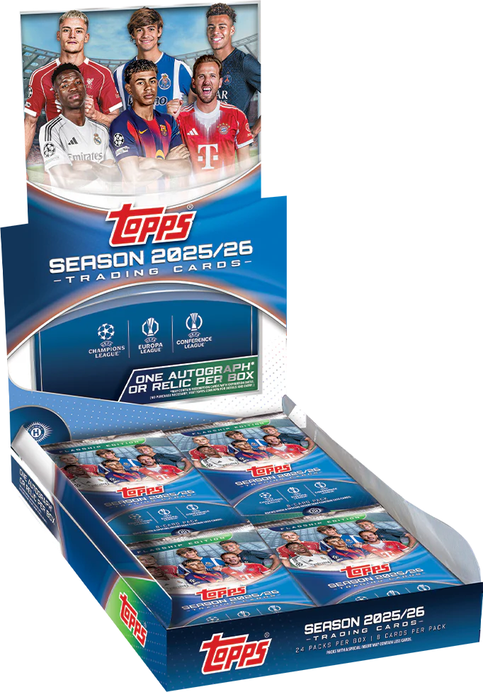 2025/26 Topps UEFA Club Competitions Flagship Soccer Hobby Box