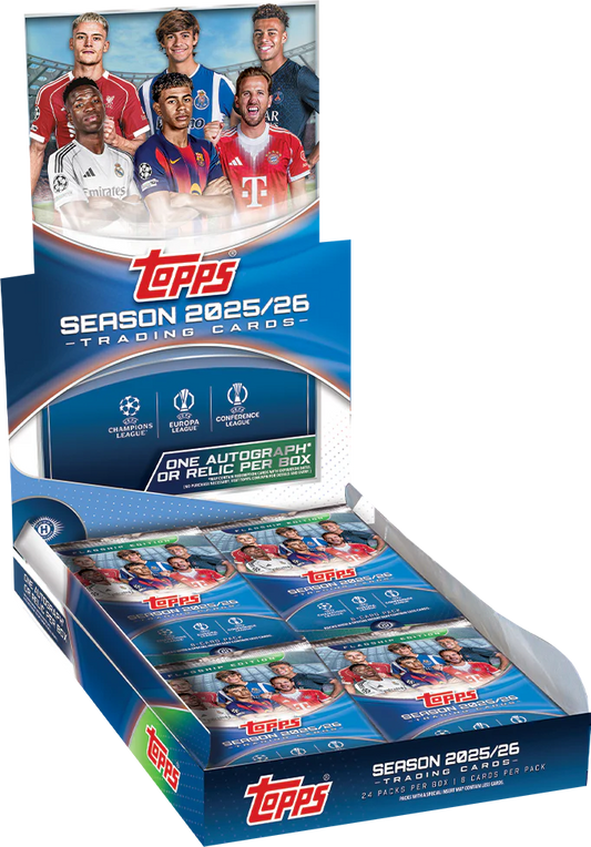 2025/26 Topps UEFA Club Competitions Flagship Soccer Hobby Box
