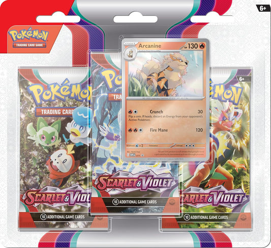 Pokemon Scarlet & Violet 3-Pack Blister