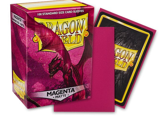 Dragon Shield Sleeves Standard Matte - Magenta 100CT
