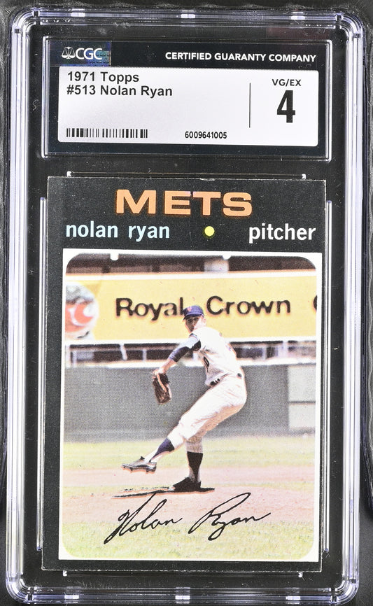 1971 Topps #513 Nolan Ryan / CGC 4 / C1005