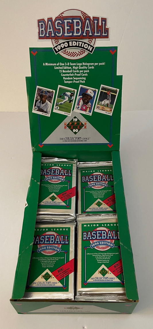 1990 Upper Deck Baseball Foil Pack - 15 Cards